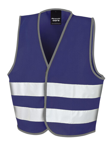 Result Junior Enhanced Visibility Vest, Navy, S (4-6) bedrucken, Art.-Nr. 954332003