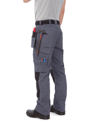 B & C Performance Pro Workwear Trousers, Steel Grey, 28" bedrucken, Art.-Nr. 976421110 B & C Performance Pro Workwear Trousers, Steel Grey, 28" bedrucken, Art.-Nr. 976421110