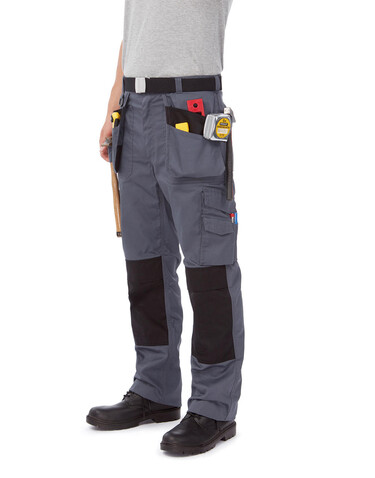 B & C Performance Pro Workwear Trousers, Steel Grey, 28" bedrucken, Art.-Nr. 976421110 B & C Performance Pro Workwear Trousers, Steel Grey, 28" bedrucken, Art.-Nr. 976421110