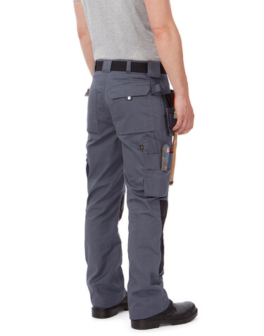 B & C Performance Pro Workwear Trousers, Steel Grey, 28" bedrucken, Art.-Nr. 976421110 B & C Performance Pro Workwear Trousers, Steel Grey, 28" bedrucken, Art.-Nr. 976421110