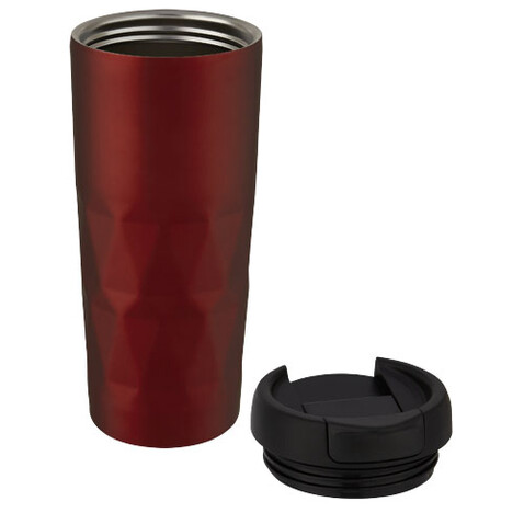 Prism 450 ml Kupfer-Vakuum Isolierbecher, rot bedrucken, Art.-Nr. 10069221 Prism 450 ml Kupfer-Vakuum Isolierbecher, rot bedrucken, Art.-Nr. 10069221