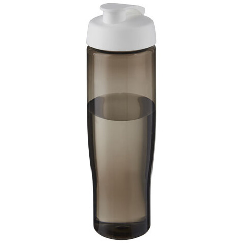 H2O Active® Eco Tempo 700 ml Sportflasche mit Klappdeckel, weiss, kohle bedrucken, Art.-Nr. 21044801 H2O Active® Eco Tempo 700 ml Sportflasche mit Klappdeckel, weiss, kohle bedrucken, Art.-Nr. 21044801