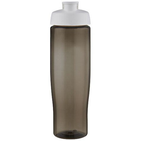 H2O Active® Eco Tempo 700 ml Sportflasche mit Klappdeckel, weiss, kohle bedrucken, Art.-Nr. 21044801 H2O Active® Eco Tempo 700 ml Sportflasche mit Klappdeckel, weiss, kohle bedrucken, Art.-Nr. 21044801