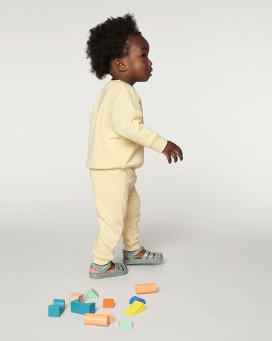 Baby Changer - Das Iconic Baby-Rundhals-Sweatshirt - Butter - 18-24 m/86-92cm bedrucken, Art.-Nr. STSB920C078B4