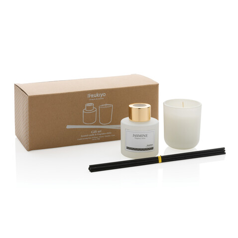 Ukiyo Geschenkset weiß bedrucken, Art.-Nr. P262.973 Ukiyo Geschenkset weiß bedrucken, Art.-Nr. P262.973