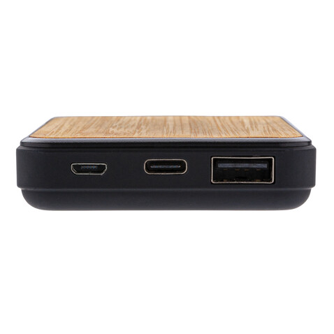 5.000mAh Powerbank aus RCS recyceltem Kunststoff braun bedrucken, Art.-Nr. P322.379 5.000mAh Powerbank aus RCS recyceltem Kunststoff braun bedrucken, Art.-Nr. P322.379