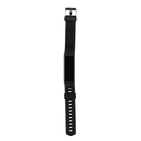 Sense Fit Tracker aus RCS recyceltem TPU mit Pulsmesser schwarz bedrucken, Art.-Nr. P330.811