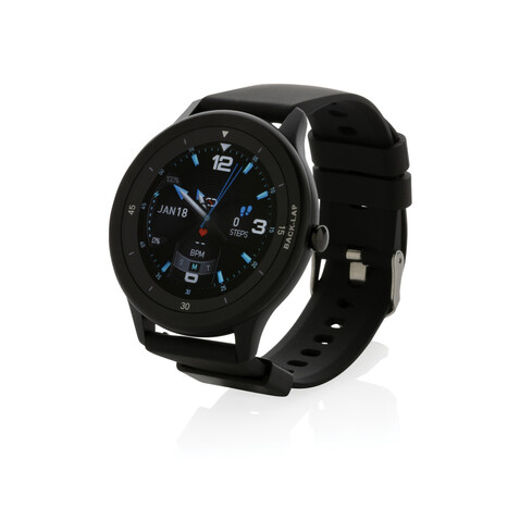 Swiss Peak Watch aus RCS recyceltem TPU schwarz bedrucken, Art.-Nr. P330.851 Swiss Peak Watch aus RCS recyceltem TPU schwarz bedrucken, Art.-Nr. P330.851