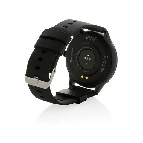 Swiss Peak Watch aus RCS recyceltem TPU schwarz bedrucken, Art.-Nr. P330.851 Swiss Peak Watch aus RCS recyceltem TPU schwarz bedrucken, Art.-Nr. P330.851
