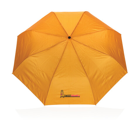 21" Impact AWARE™ 190T Mini-Regenschirm mit Auto-Open sundial orange bedrucken, Art.-Nr. P850.438