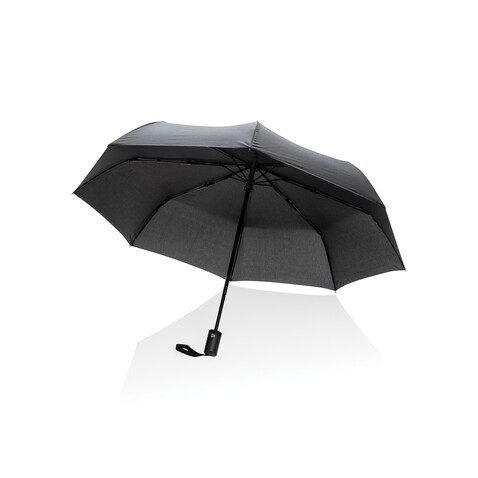 21" Impact AWARE™ RPET 190T Mini-Schirm automatic open/close schwarz bedrucken, Art.-Nr. P850.601