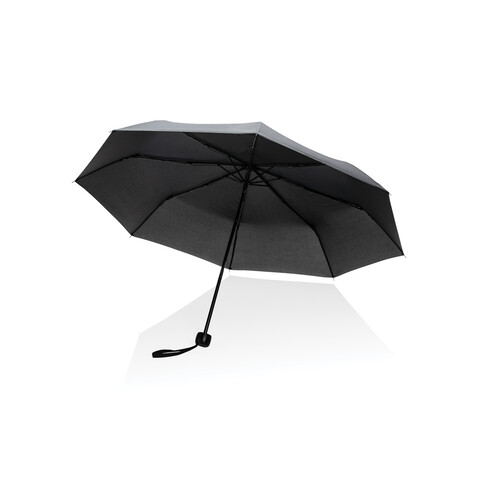 20.5" Impact AWARE™ RPET 190T Mini-Schirm schwarz bedrucken, Art.-Nr. P850.581
