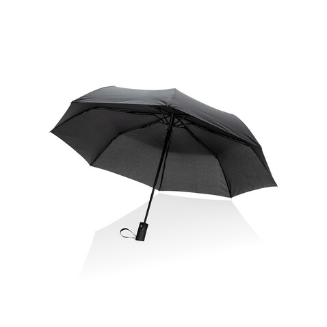 21" Impact AWARE™ RPET 190T Mini-Schirm automatic open schwarz bedrucken, Art.-Nr. P850.591