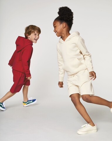 Mini Bolter - Die Kinder-Joggingshorts - Red - 9-11/134-146cm bedrucken, Art.-Nr. STBK102C00409