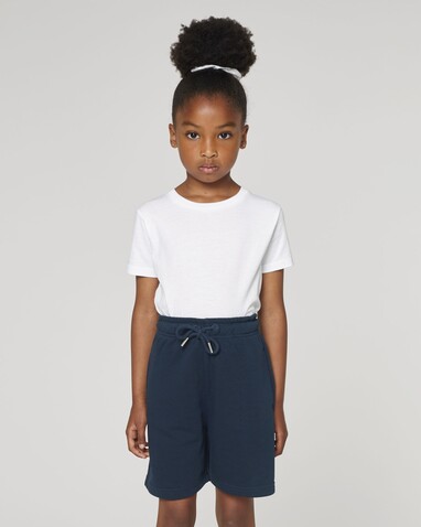 Mini Bolter - Die Kinder-Joggingshorts - French Navy - 3-4/98-104cm bedrucken, Art.-Nr. STBK102C72703