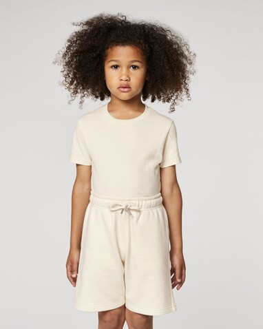 Mini Bolter - Die Kinder-Joggingshorts - Natural Raw - 7-8/122-128cm bedrucken, Art.-Nr. STBK102C05407