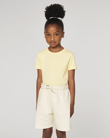 Mini Bolter - Die Kinder-Joggingshorts - Natural Raw - 7-8/122-128cm bedrucken, Art.-Nr. STBK102C05407
