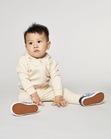 Baby Connector - Der Baby-Zip-Hoodie - Natural Raw - 12-18 m/80-86cm bedrucken, Art.-Nr. STSB105C054B3
