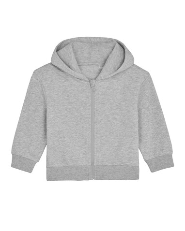 Baby Connector - Der Baby-Zip-Hoodie - Heather Grey - 12-18 m/80-86cm bedrucken, Art.-Nr. STSB105C250B3 Baby Connector - Der Baby-Zip-Hoodie - Heather Grey - 12-18 m/80-86cm bedrucken, Art.-Nr. STSB105C250B3