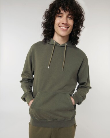 Archer Vintage - Der Garment-Dyed Unisex-Hoodie aus French Terry - G. Dyed Khaki - XXS bedrucken, Art.-Nr. STSU040C1092S Archer Vintage - Der Garment-Dyed Unisex-Hoodie aus French Terry - G. Dyed Khaki - XXS bedrucken, Art.-Nr. STSU040C1092S