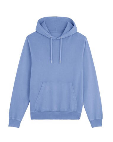Archer Vintage - Der Garment-Dyed Unisex-Hoodie aus French Terry - G. Dyed Swimmer Blue - 3XL bedrucken, Art.-Nr. STSU040C1033X