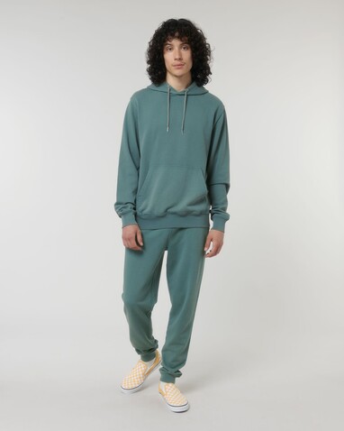 Archer Vintage - Der Garment-Dyed Unisex-Hoodie aus French Terry - G. Dyed Hydro - XL bedrucken, Art.-Nr. STSU040C1021X