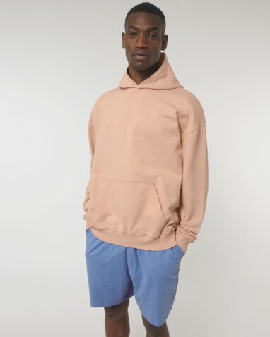 Cooper Dry - Der Boxy Unisex-Hoodie mit trockenem Griff - Fraiche Peche - XS bedrucken, Art.-Nr. STSU797C101XS