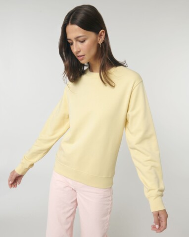 Matcher - Das Rundhals-Unisex-Sweatshirt aus French Terry - Butter - S bedrucken, Art.-Nr. STSU799C0781S Matcher - Das Rundhals-Unisex-Sweatshirt aus French Terry - Butter - S bedrucken, Art.-Nr. STSU799C0781S