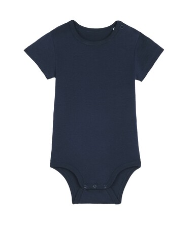 Baby Body - Der kurzärmelige Baby-Body - French Navy - 3-6 m/62-68cm bedrucken, Art.-Nr. STUB103C727B7