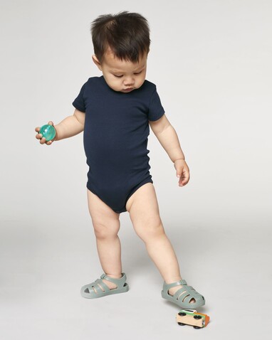 Baby Body - Der kurzärmelige Baby-Body - French Navy - 6-9 m/68-74cm bedrucken, Art.-Nr. STUB103C727B8