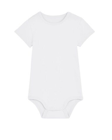 Baby Body - Der kurzärmelige Baby-Body - White - 18-24 m/86-92cm bedrucken, Art.-Nr. STUB103C001B4
