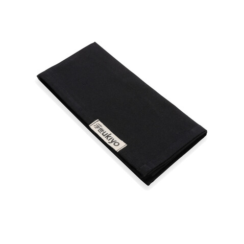 Ukiyo Aware™ 180gr rCotton 4-tlg. Servietten-Set schwarz bedrucken, Art.-Nr. P261.251 Ukiyo Aware™ 180gr rCotton 4-tlg. Servietten-Set schwarz bedrucken, Art.-Nr. P261.251