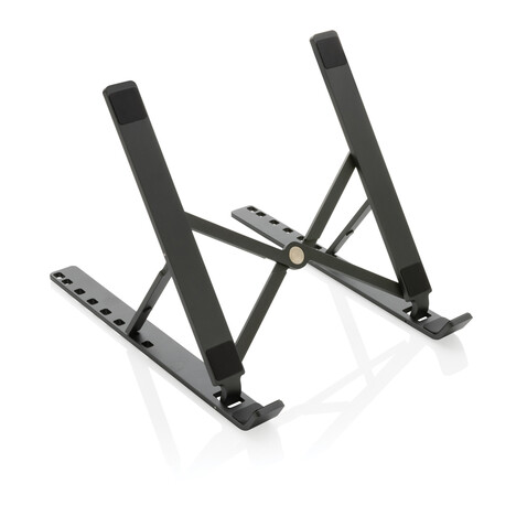 Terra universeller Laptop-/Tablet-Ständer aus RCS Aluminium grau bedrucken, Art.-Nr. P301.652 Terra universeller Laptop-/Tablet-Ständer aus RCS Aluminium grau bedrucken, Art.-Nr. P301.652