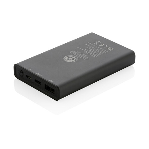 Terra 5.000 mAhPowerbank aus RCS recyceltem Aluminium grau bedrucken, Art.-Nr. P322.682 Terra 5.000 mAhPowerbank aus RCS recyceltem Aluminium grau bedrucken, Art.-Nr. P322.682