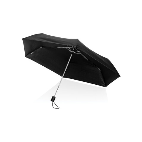 Swiss Peak AWARE™ RPET Ultra-Light 20.5" Automatik-Schirm schwarz bedrucken, Art.-Nr. P850.321