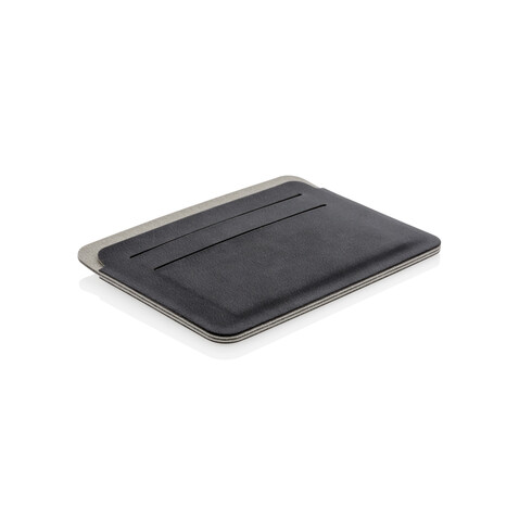 Quebec RFID Kartenhalter schwarz, grau bedrucken, Art.-Nr. P820.671
