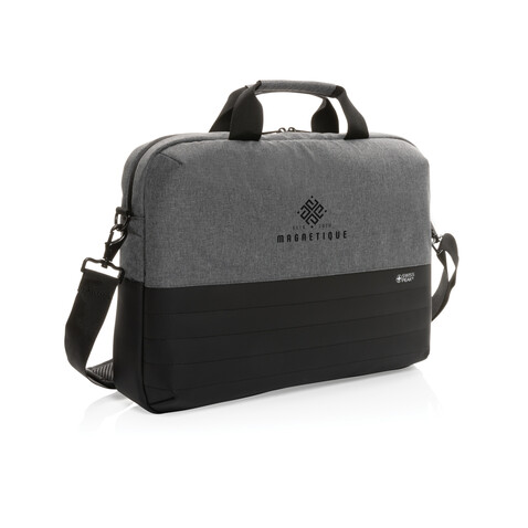 Swiss Peak AWARE™ RFID 15,6" Laptoptasche grau bedrucken, Art.-Nr. P763.122 Swiss Peak AWARE™ RFID 15,6" Laptoptasche grau bedrucken, Art.-Nr. P763.122