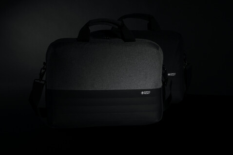 Swiss Peak AWARE™ RFID 15,6" Laptoptasche grau bedrucken, Art.-Nr. P763.122 Swiss Peak AWARE™ RFID 15,6" Laptoptasche grau bedrucken, Art.-Nr. P763.122