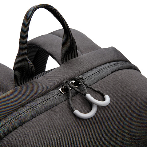 Swiss Peak AWARE™ RFID und USB A-Laptop-Rucksack schwarz bedrucken, Art.-Nr. P763.161 Swiss Peak AWARE™ RFID und USB A-Laptop-Rucksack schwarz bedrucken, Art.-Nr. P763.161