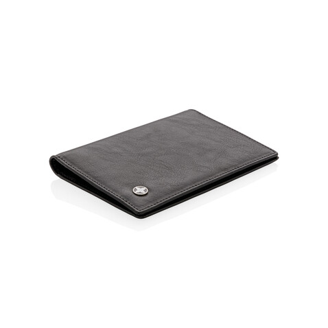 RFID Anti-Skimming Ausweismappe schwarz bedrucken, Art.-Nr. P820.430