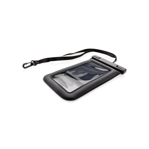 IPX8 wasserdichte, schwimmende Telefontasche schwarz bedrucken, Art.-Nr. P301.341 IPX8 wasserdichte, schwimmende Telefontasche schwarz bedrucken, Art.-Nr. P301.341