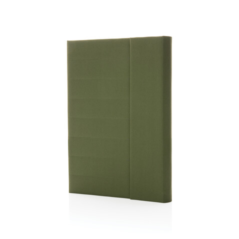 Impact Aware™ A5 Notebook mit Magnetverschluss grün bedrucken, Art.-Nr. P774.387