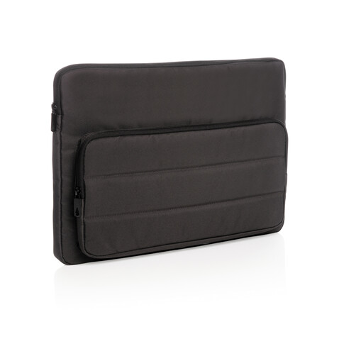 Impact AWARE™ RPET 15,6" Laptop-Sleeve schwarz bedrucken, Art.-Nr. P788.031