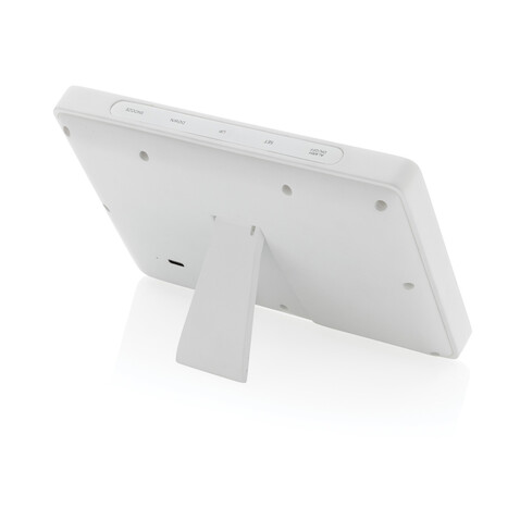 Utah LED-Uhr aus RCS rKunststoff & Bambus braun bedrucken, Art.-Nr. P279.319 Utah LED-Uhr aus RCS rKunststoff & Bambus braun bedrucken, Art.-Nr. P279.319