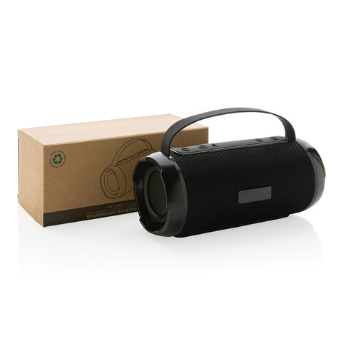 Soundboom wasserdichter 6W Speaker aus RCS Kunststoff schwarz bedrucken, Art.-Nr. P329.781 Soundboom wasserdichter 6W Speaker aus RCS Kunststoff schwarz bedrucken, Art.-Nr. P329.781