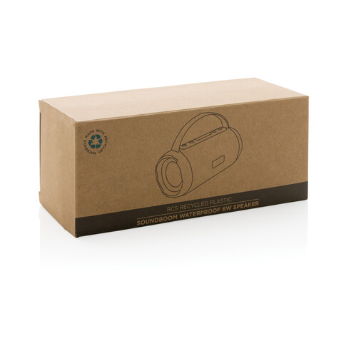 Soundboom wasserdichter 6W Speaker aus RCS Kunststoff schwarz bedrucken, Art.-Nr. P329.781 Soundboom wasserdichter 6W Speaker aus RCS Kunststoff schwarz bedrucken, Art.-Nr. P329.781