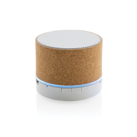Kabelloser 3W-Lautsprecher aus Kork braun bedrucken, Art.-Nr. P329.959 Kabelloser 3W-Lautsprecher aus Kork braun bedrucken, Art.-Nr. P329.959