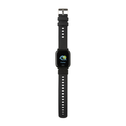 Fit Watch aus RCS recyceltem TPU schwarz bedrucken, Art.-Nr. P330.891 Fit Watch aus RCS recyceltem TPU schwarz bedrucken, Art.-Nr. P330.891