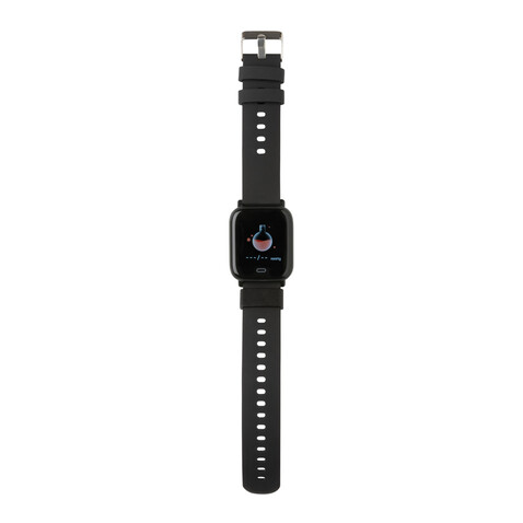 Fit Watch aus RCS recyceltem TPU schwarz bedrucken, Art.-Nr. P330.891 Fit Watch aus RCS recyceltem TPU schwarz bedrucken, Art.-Nr. P330.891