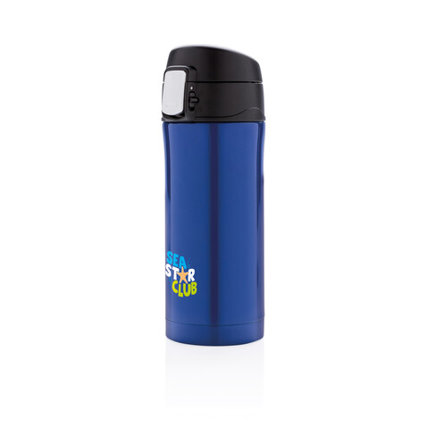 Easy-Lock Vakuum-Becher aus RCS recyceltem Stainless-Steel blau bedrucken, Art.-Nr. P435.065 Easy-Lock Vakuum-Becher aus RCS recyceltem Stainless-Steel blau bedrucken, Art.-Nr. P435.065